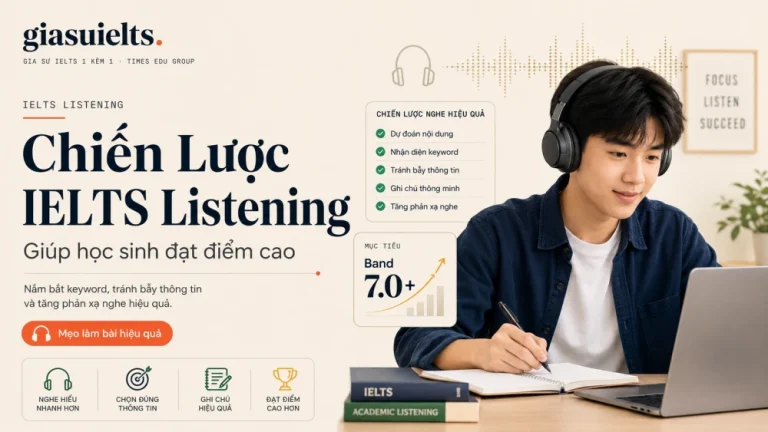 Chiến Lược IELTS Listening Giúp Học Sinh Đạt Điểm Cao