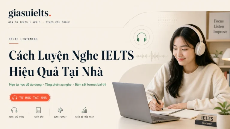 Cách Luyện Nghe IELTS Hiệu Quả Tại Nhà